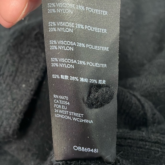 Anthropologie Black Cowlneck Sweater - Picture 7 of 7